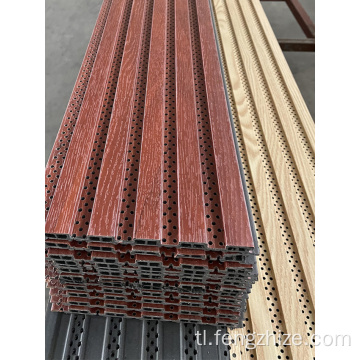 Wood plastic guwang board